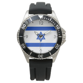 Reloj De Pulsera Bandera israelí (Israel) Watch