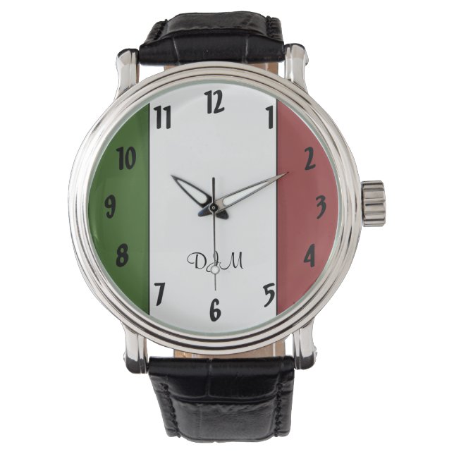 Reloj De Pulsera Bandera italiana (Anverso)