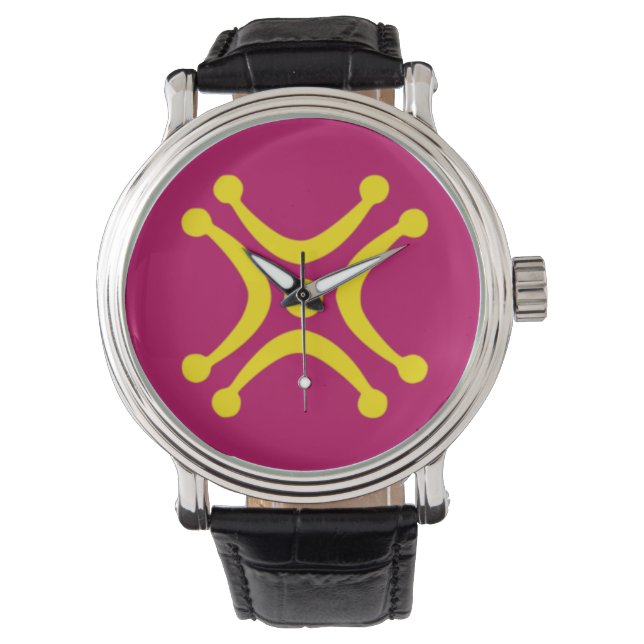 Reloj De Pulsera Bandera Lábaru cántabra (Anverso)