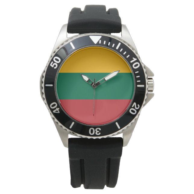 Reloj De Pulsera Bandera lituana (Anverso)