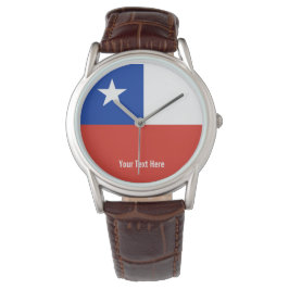 Reloj De Pulsera Bandera nacional de Chile