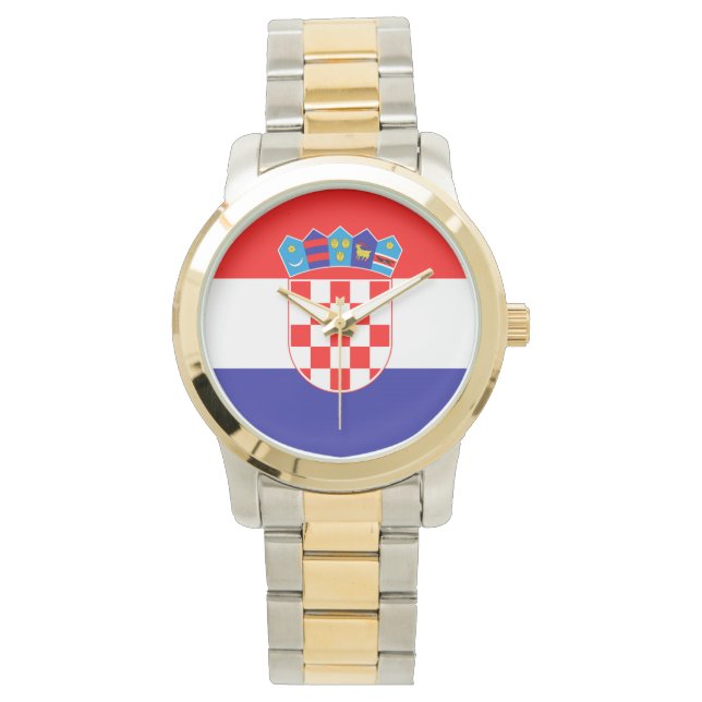 Reloj De Pulsera Bandera nacional de Croacia Zastava Hrvatske (Anverso)
