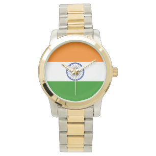 Reloj De Pulsera Bandera nacional de la India Ashoka Chakra