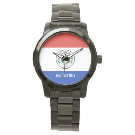 Reloj De Pulsera Bandera nacional de Paraguay