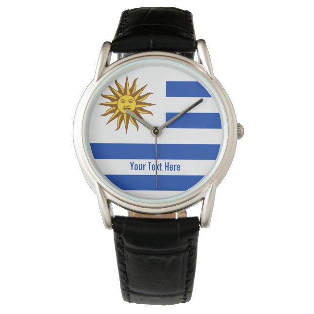 Reloj De Pulsera Bandera nacional de Uruguay (Anverso)