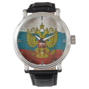 Reloj De Pulsera Bandera ondeando Rusia