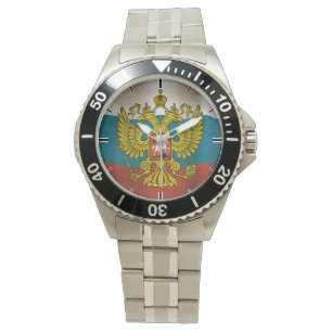 Reloj De Pulsera Bandera ondeando Rusia