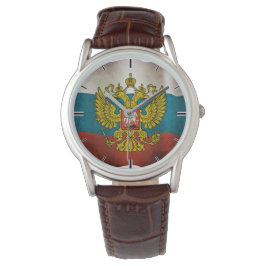 Reloj De Pulsera Bandera ondeando Rusia