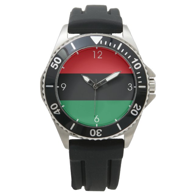Reloj De Pulsera Bandera panafricana (Anverso)