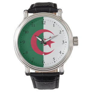 Reloj De Pulsera Bandera patriótica argelina