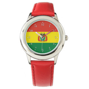 Reloj De Pulsera Bandera Patriótica de Bolivia