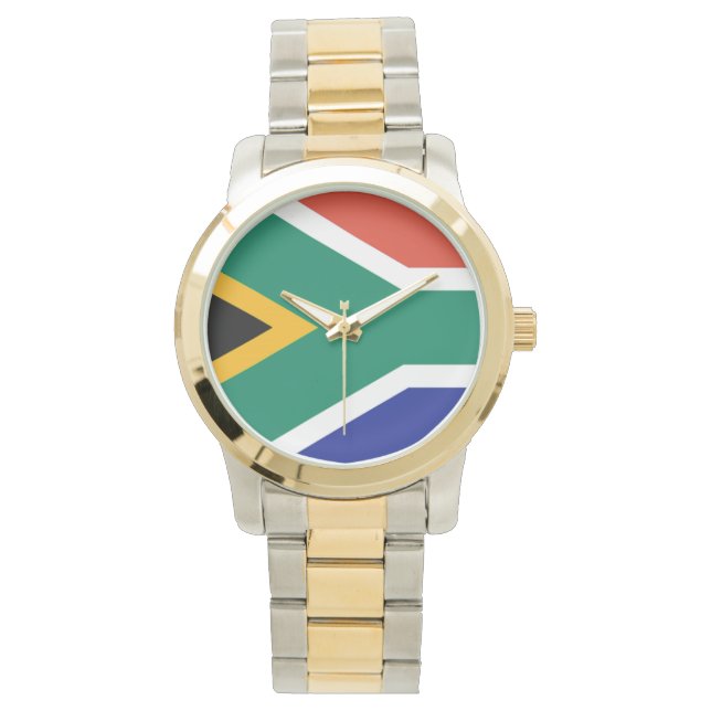 Reloj De Pulsera Bandera patriótica de Sudáfrica Bokke (Anverso)