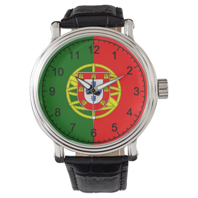 Reloj De Pulsera Bandera portuguesa (Anverso)