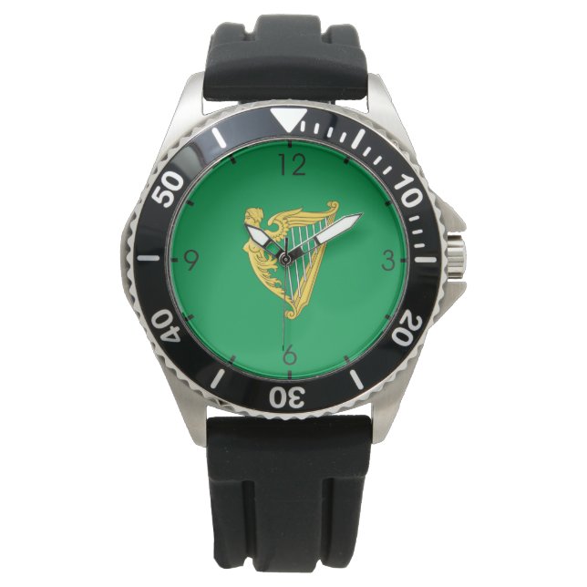 Reloj De Pulsera Bandera republicana irlandesa (Anverso)