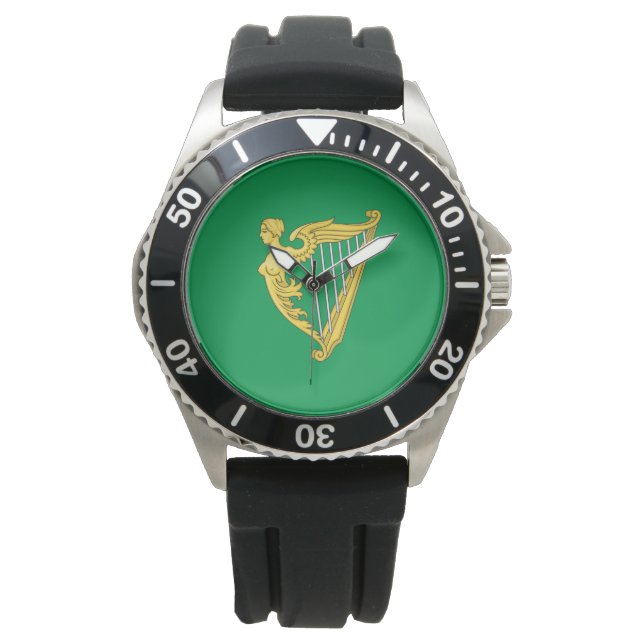Reloj De Pulsera Bandera republicana irlandesa (Anverso)