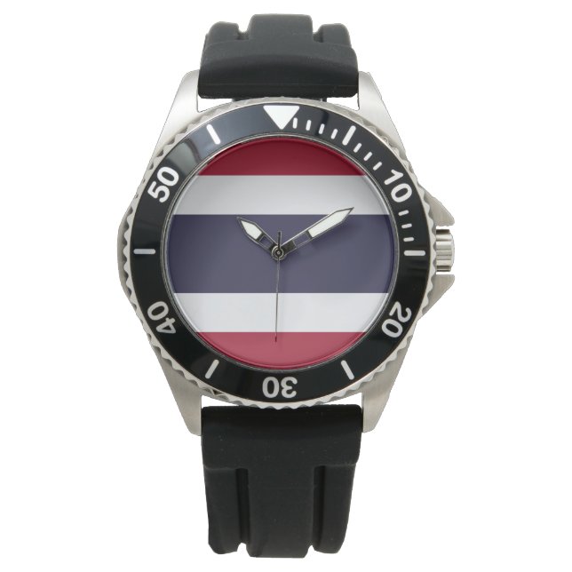Reloj De Pulsera Bandera tailandesa (Tailandia) (Anverso)