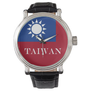 Reloj De Pulsera Bandera taiwanesa