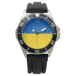 Reloj De Pulsera Bandera ucraniana (Ucrania)
