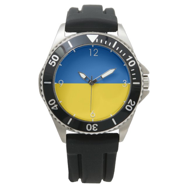 Reloj De Pulsera Bandera ucraniana (Ucrania) (Anverso)
