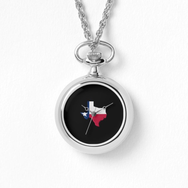 Reloj De Pulsera Bandera y mapa de Texas (Anverso)