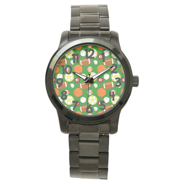 Reloj De Pulsera Banderas deportivas (Anverso)