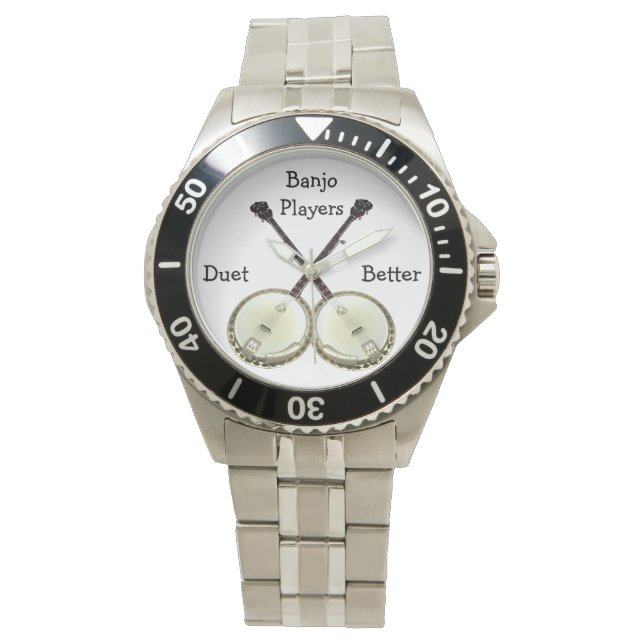 Reloj De Pulsera Banjo Duet Stainless Watch (Anverso)