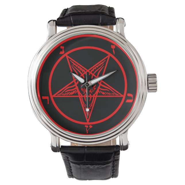Reloj De Pulsera Baphomet (Anverso)