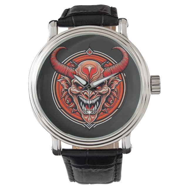Reloj De Pulsera Baphomet Demon (Anverso)