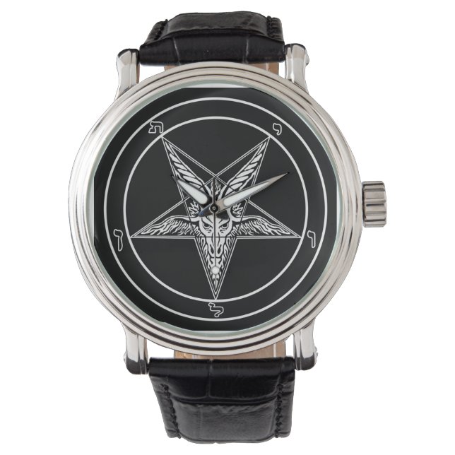 Reloj De Pulsera Baphomet Old Sigil Watch (Anverso)