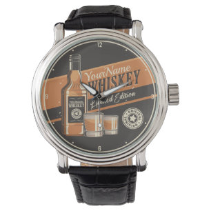 Reloj De Pulsera Bar occidental personalizado para botellas de lico