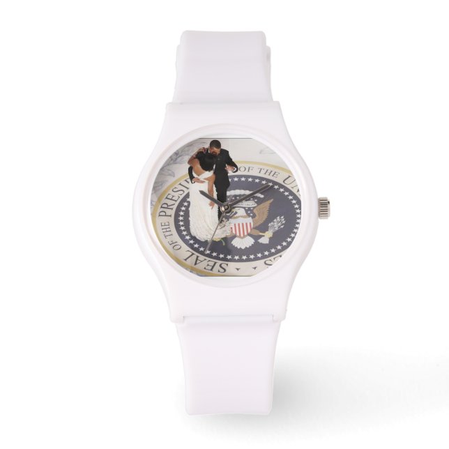 Reloj De Pulsera Barack y Michelle Obama (Anverso)