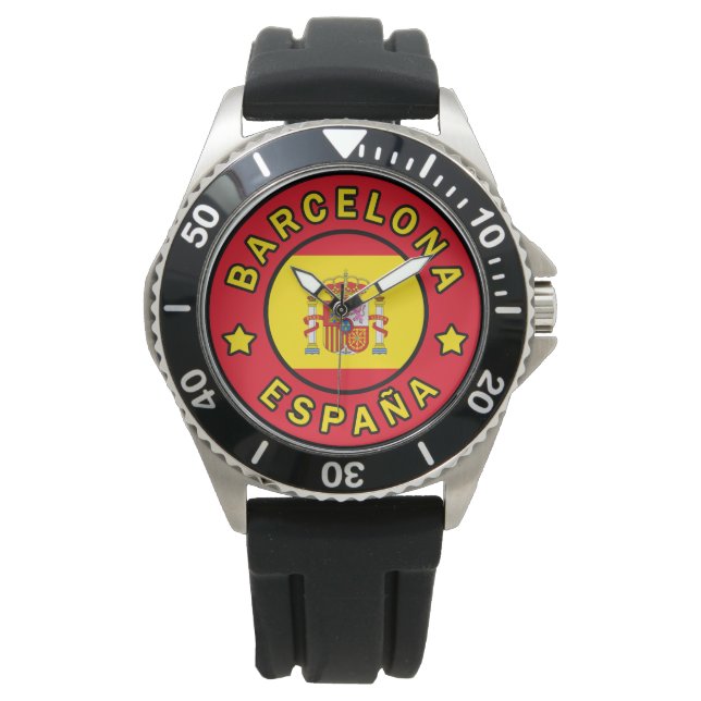 Reloj De Pulsera Barcelona España (Anverso)