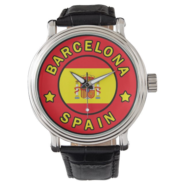 Reloj De Pulsera Barcelona España (Anverso)