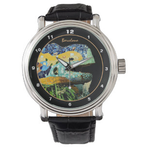 Reloj De Pulsera Barcelona Lizard & Park Guell, Cataluña / Gaudí