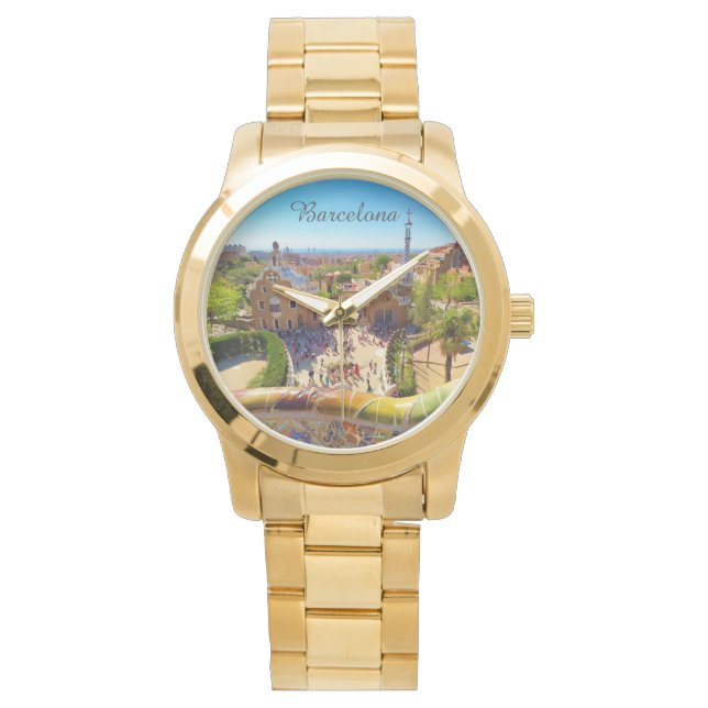 Reloj De Pulsera Barcelona, Park Guell (Anverso)