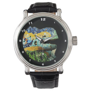 Reloj De Pulsera Barcelona Watch, Arte, Gaudí, Lizard