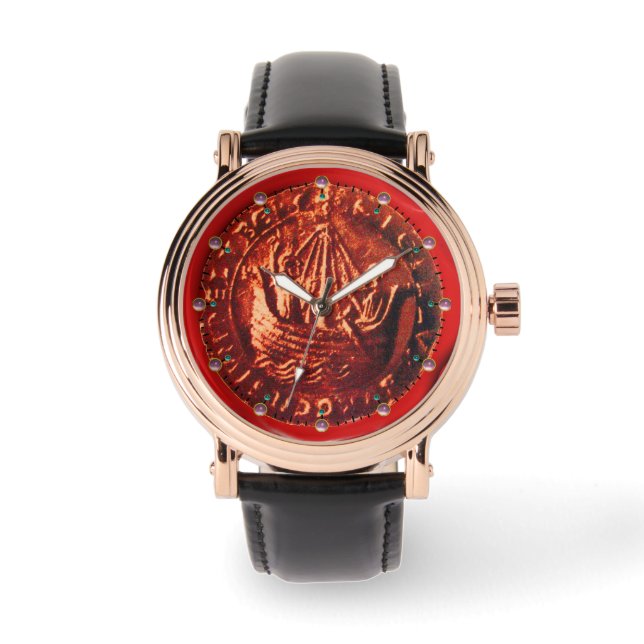 Reloj De Pulsera BARCO ANTIGUO ,Sello GALLEON Red Wax (Anverso)