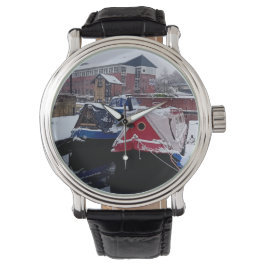 Reloj De Pulsera Barco azul y rojo