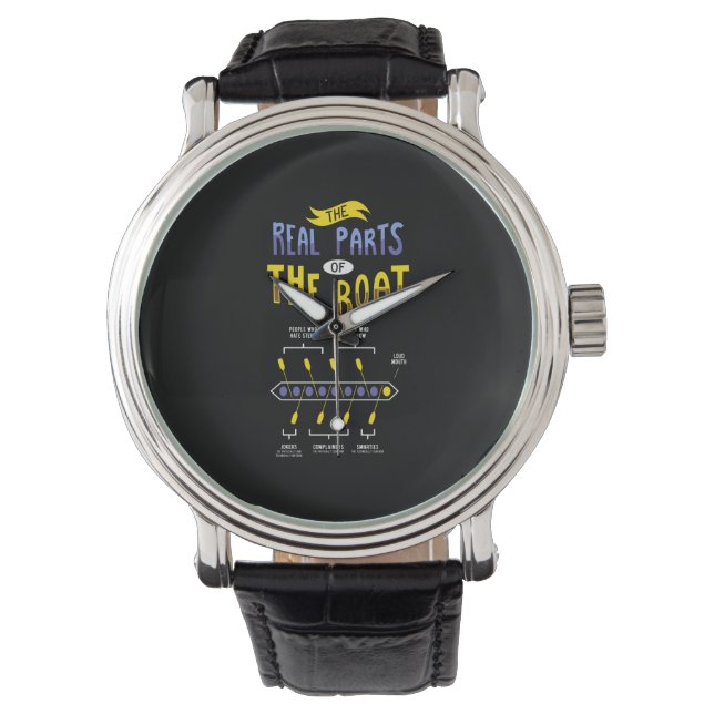 Reloj De Pulsera Barco de Remolque Rocioso (Anverso)
