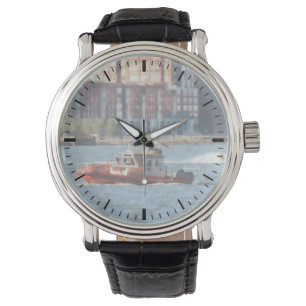 Reloj De Pulsera Barco de Rescate de Incendios Río Hudson