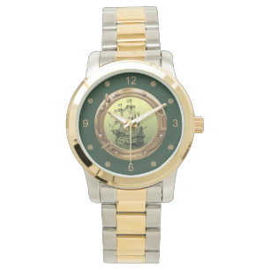 Reloj De Pulsera Barco de vela Galleon ~ Brass Porthole ~ Pocket