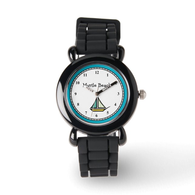 Reloj De Pulsera Barco de vela Myrtle Beach (Anverso)