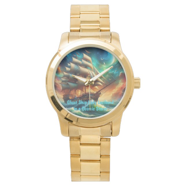 Reloj De Pulsera Barco fantasma Lady Lovibond en una tormenta cósmi (Anverso)