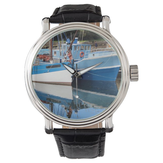 Reloj De Pulsera Barcos antiguos de Douarnenez (Anverso)