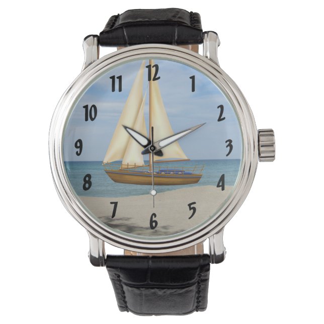 Reloj De Pulsera Barcos de vela (Anverso)