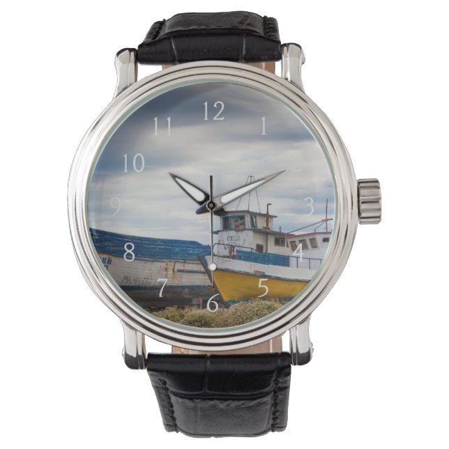 Reloj De Pulsera Barcos pesqueros (Anverso)