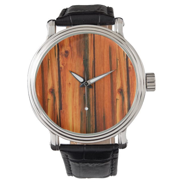 Reloj De Pulsera barnboard meteorizado (Anverso)
