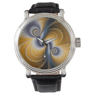 Reloj De Pulsera Barrena de cola - arte del fractal