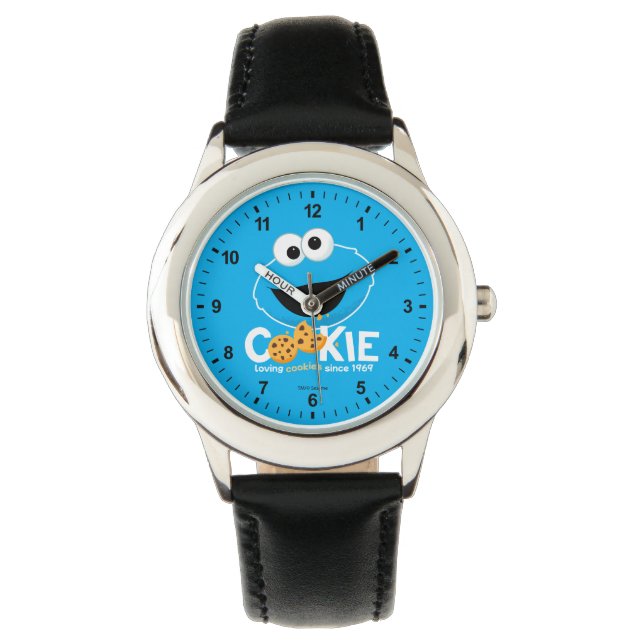 Reloj De Pulsera Barrio Sésamo | Cookies amantes de la galleta (Anverso)