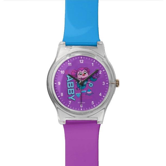 Reloj De Pulsera Barrio Sésamo | Edificios Mecha Abby Cadabby (De cerca)
